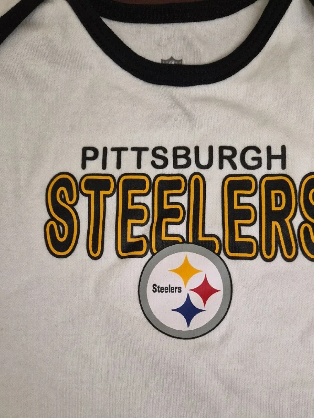 Pittsburgh Steelers Black & Gold Baby One-Piece (3-Pack) Size 12m
